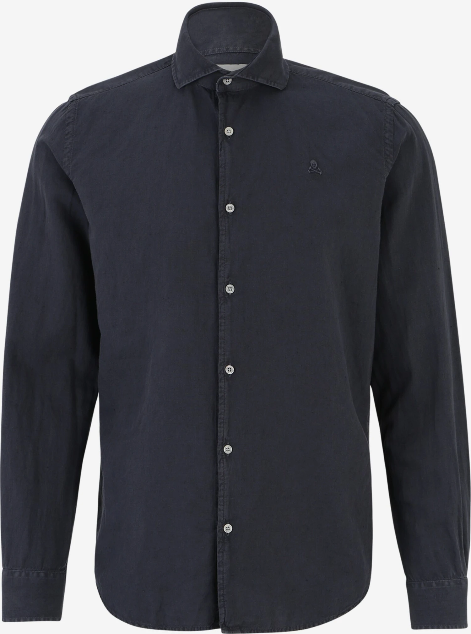 Scalpers Casual Skjorter Regular Fit Skjorte Mænd Natblå