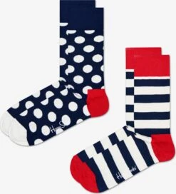 Happy Socks Undertøj Sokker 2-Pack Big Dot Socks Mænd Mørkeblå