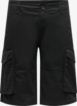 Only & Sons Cargoshorts Regular Cargobukser KIM Mænd Sort