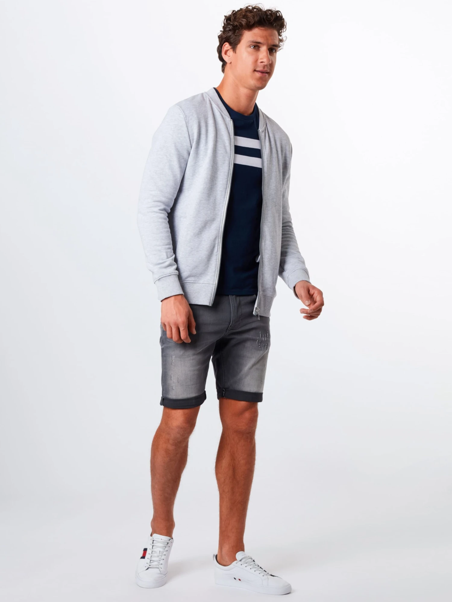 G-Star Raw Denimshorts Slimfit Jeans 3301 Mænd Grå - Billede 5