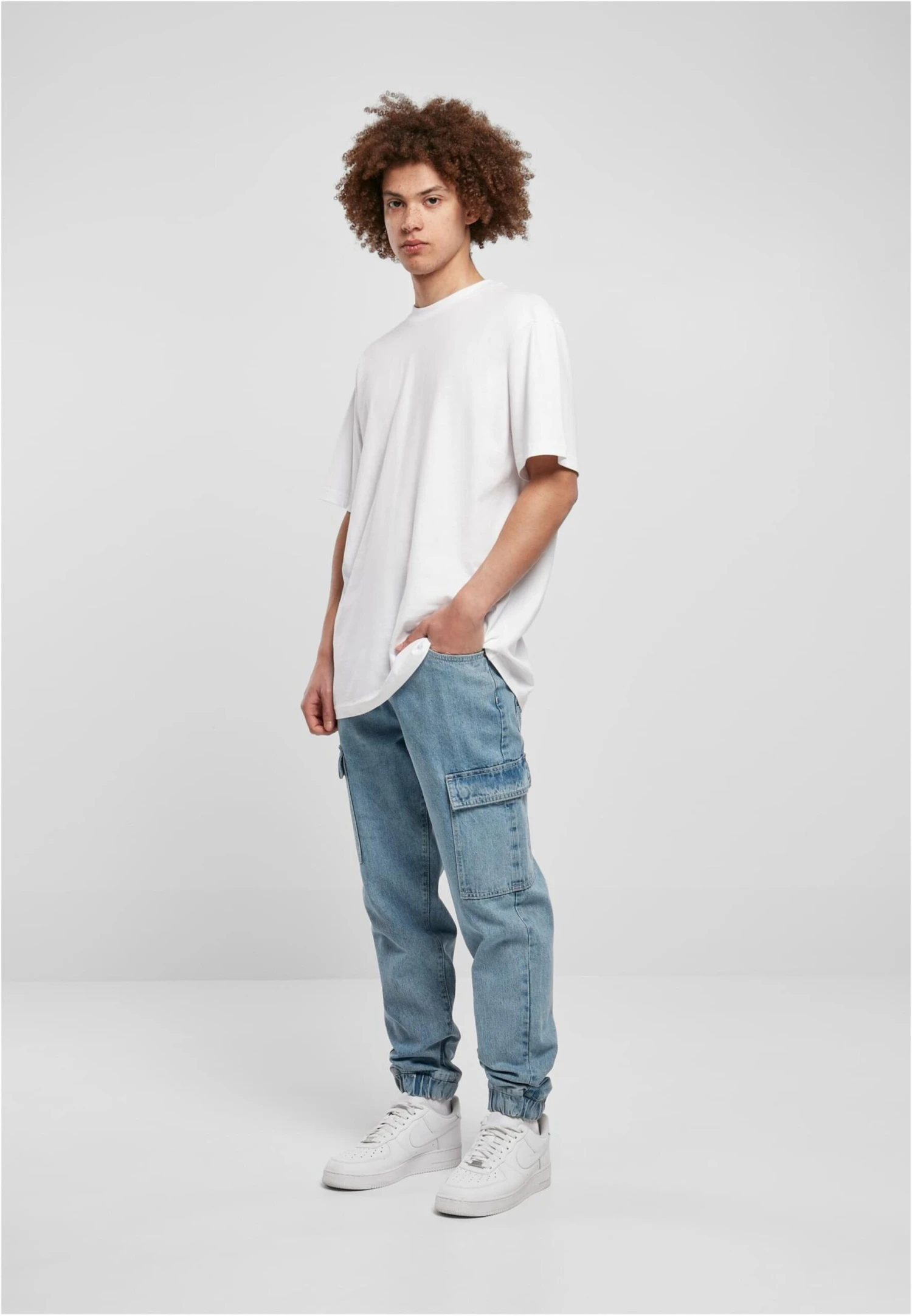 Southpole Tapered Leg Tapered Cargojeans Mænd Blå - Billede 7