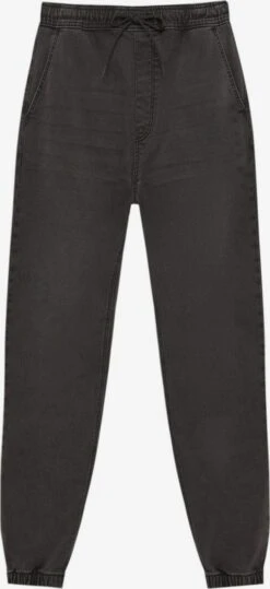 PULL & BEAR Tapered Leg Tapered Jeans Mænd Antracit