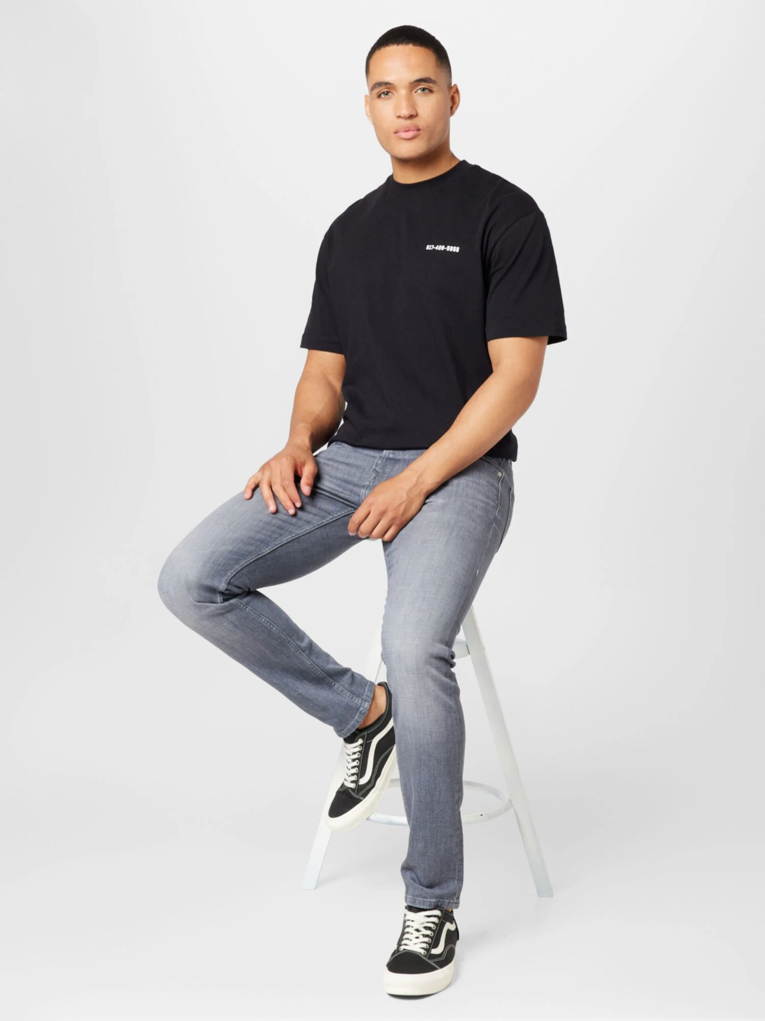 Pepe Jeans Slim Fit Slimfit Jeans FINSBURY Mænd Dueblå - Billede 5