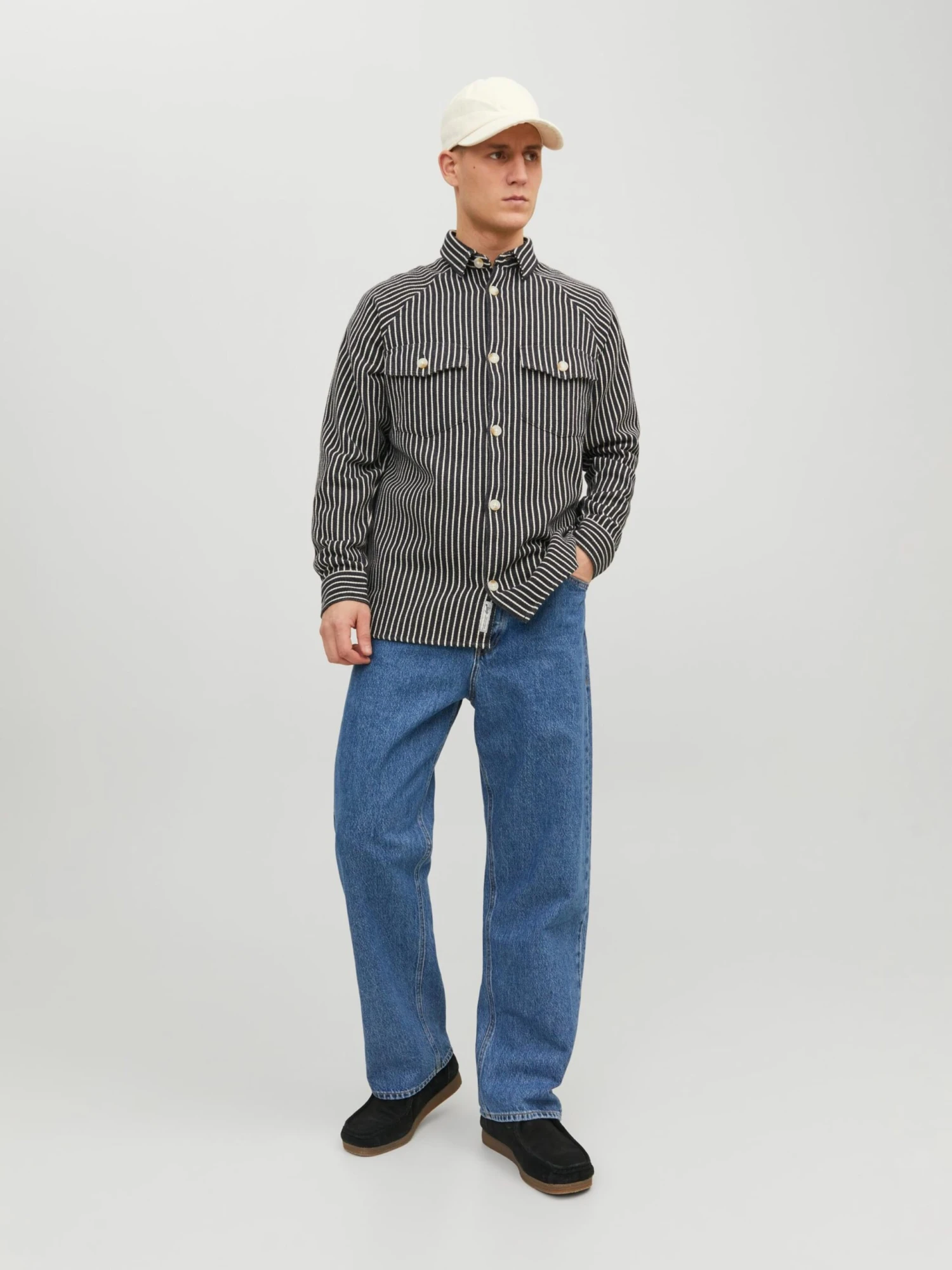 Jack & Jones Loose Fit Loosefit Jeans Alex Mænd Blå - Billede 4