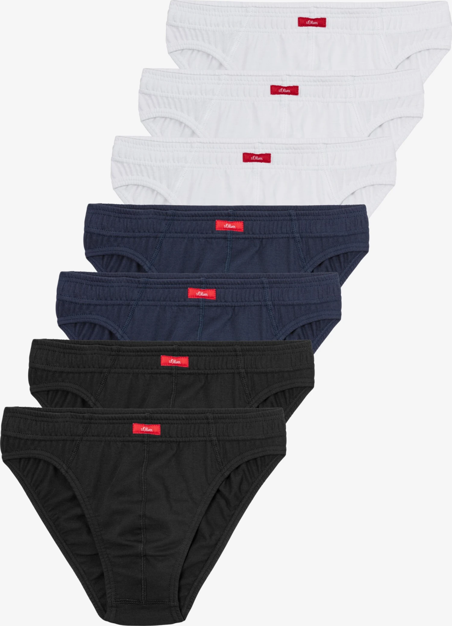 S.Oliver Trusser Slip Mænd Natblå / Sort / Hvid