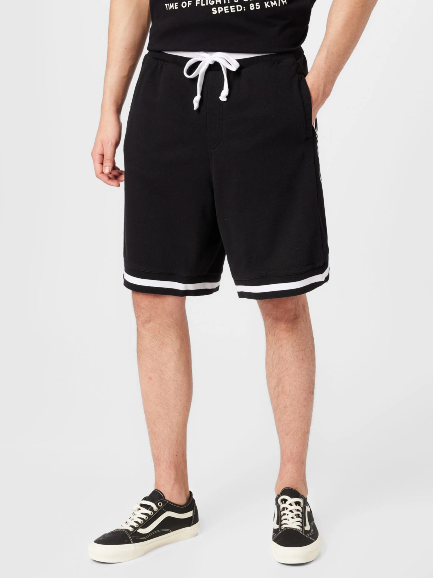 Træningsshorts Regular Bukser Fynn Mænd Sort - Billede 3