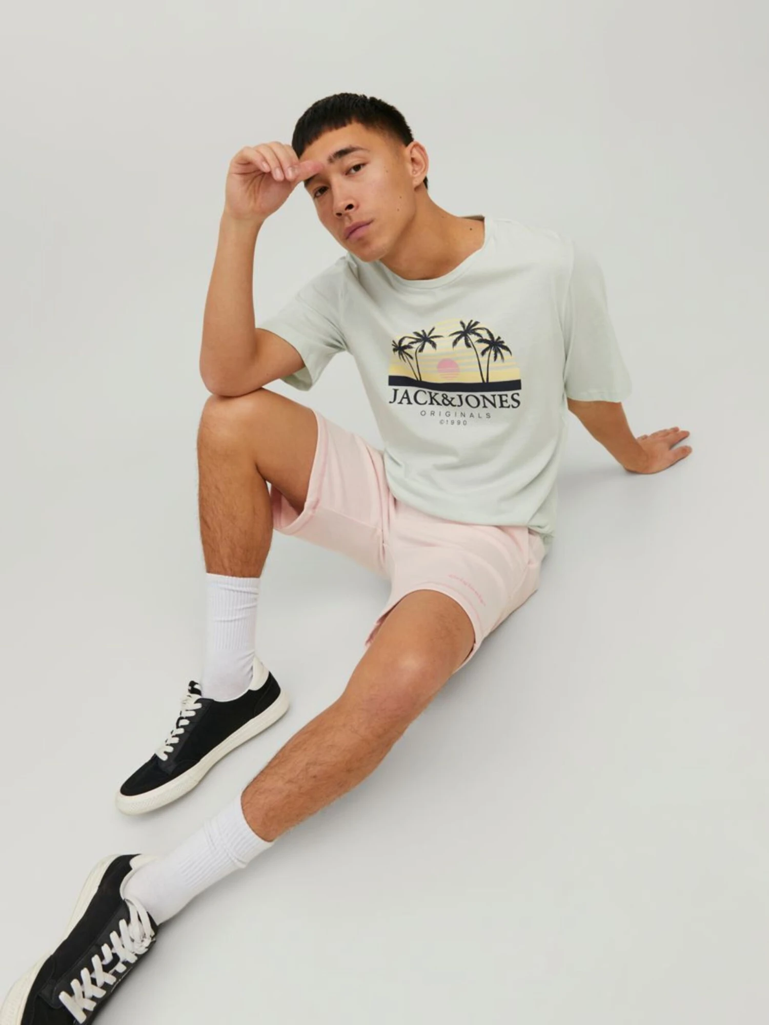 Jack & Jones Træningsshorts Loosefit Bukser Mænd Pink - Billede 5