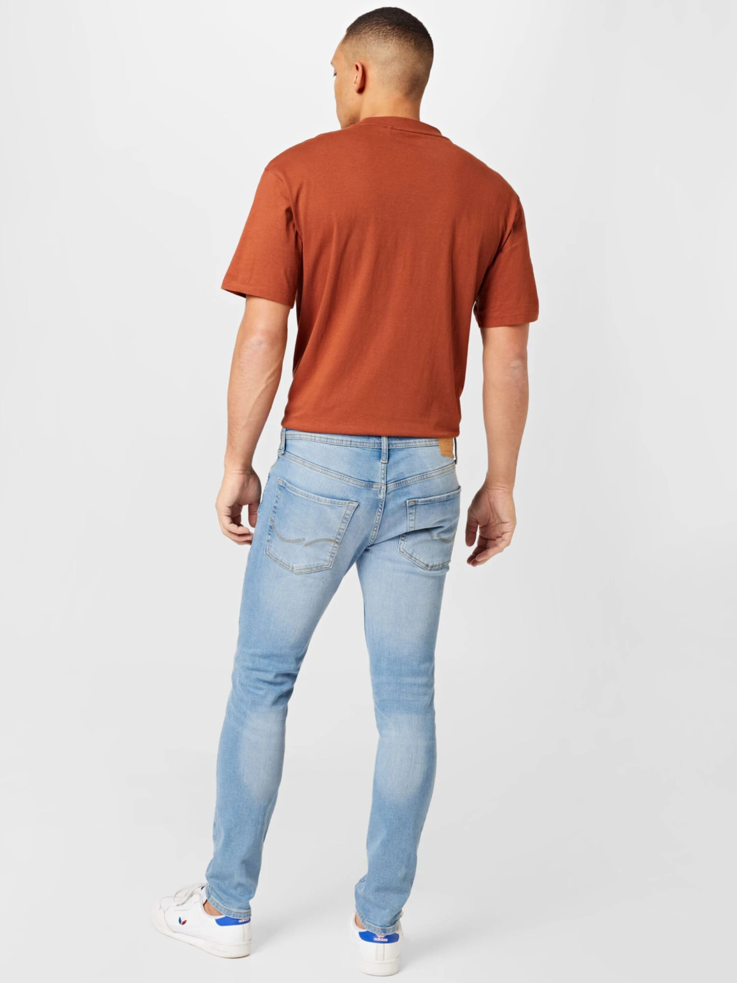 Jack & Jones Skinny Fit Skinny Jeans LIAM Mænd Lyseblå - Billede 4