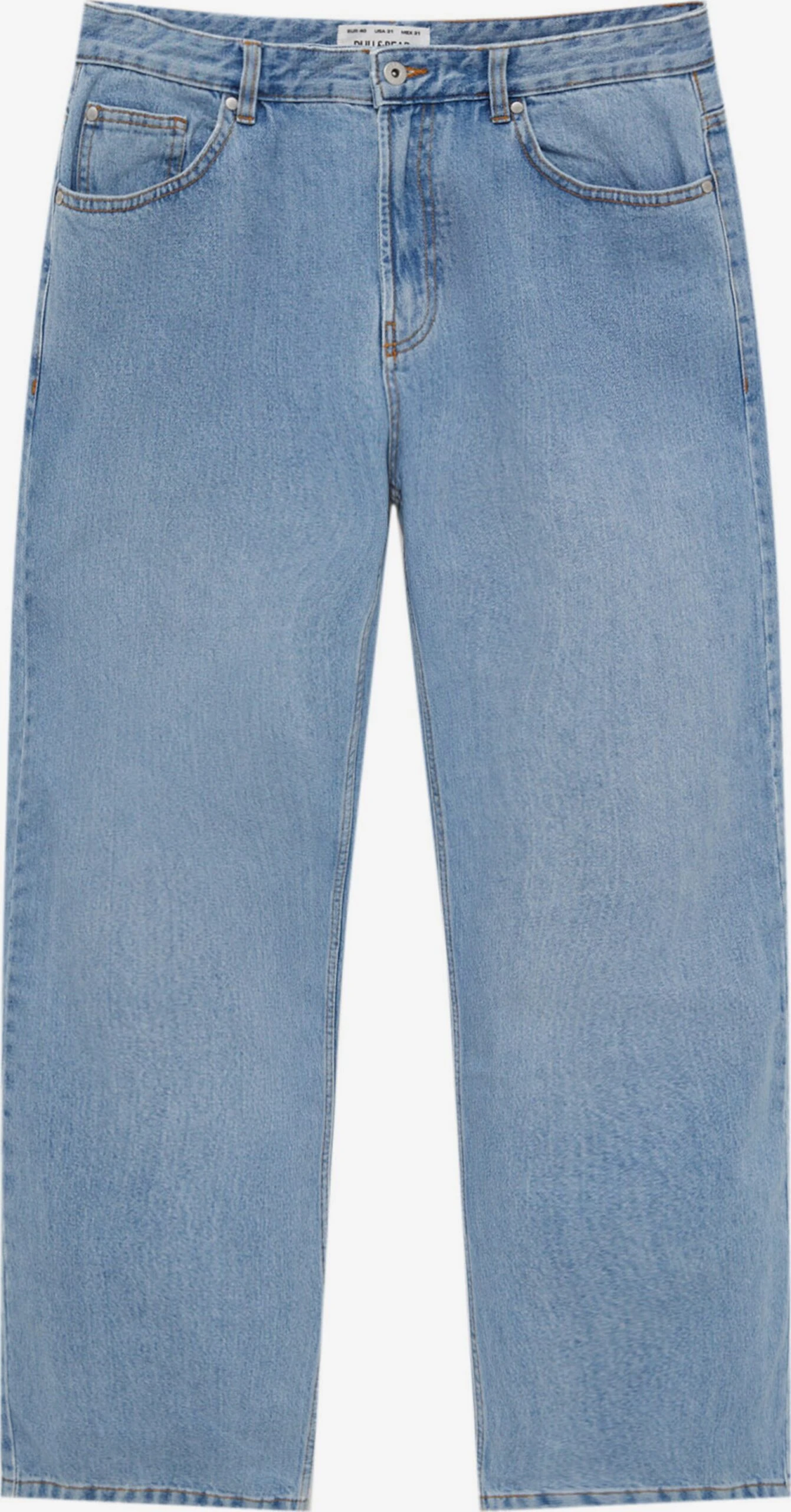 PULL & BEAR Loose Fit Loosefit Jeans Mænd Blå