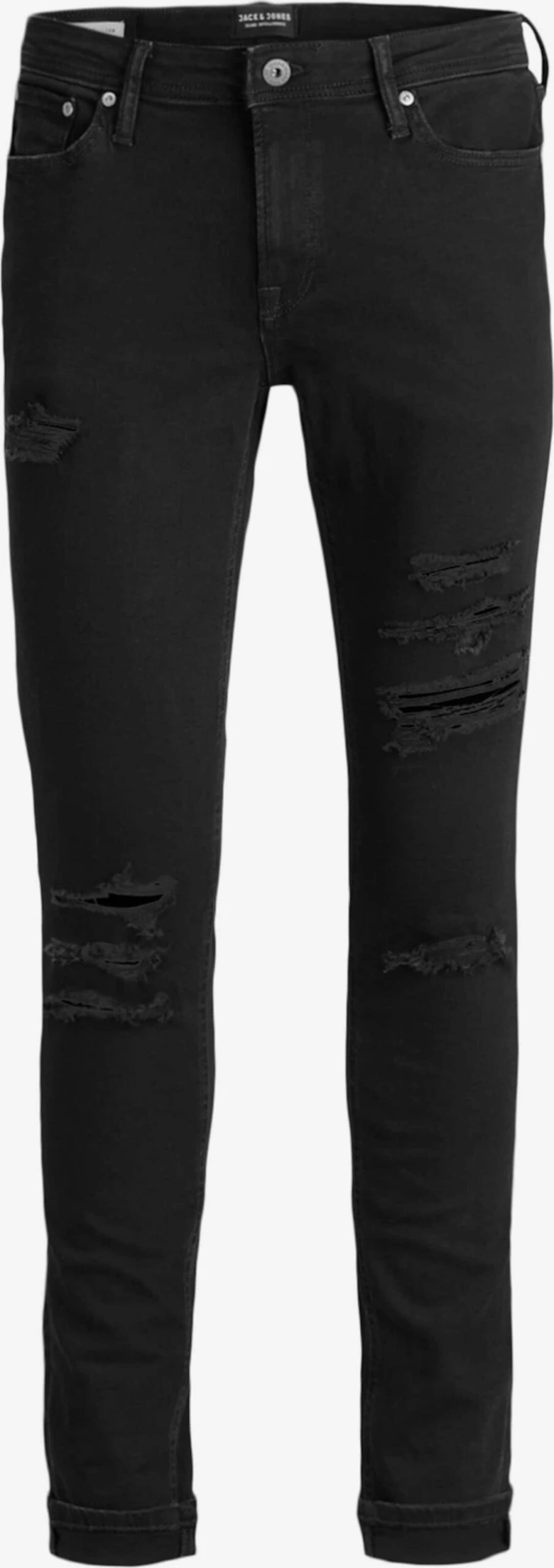 Jack & Jones Skinny Fit Skinny Jeans Liam Mænd Sort