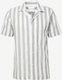 Lindbergh Casual Skjorter Regular Fit Skjorte Mænd Khaki