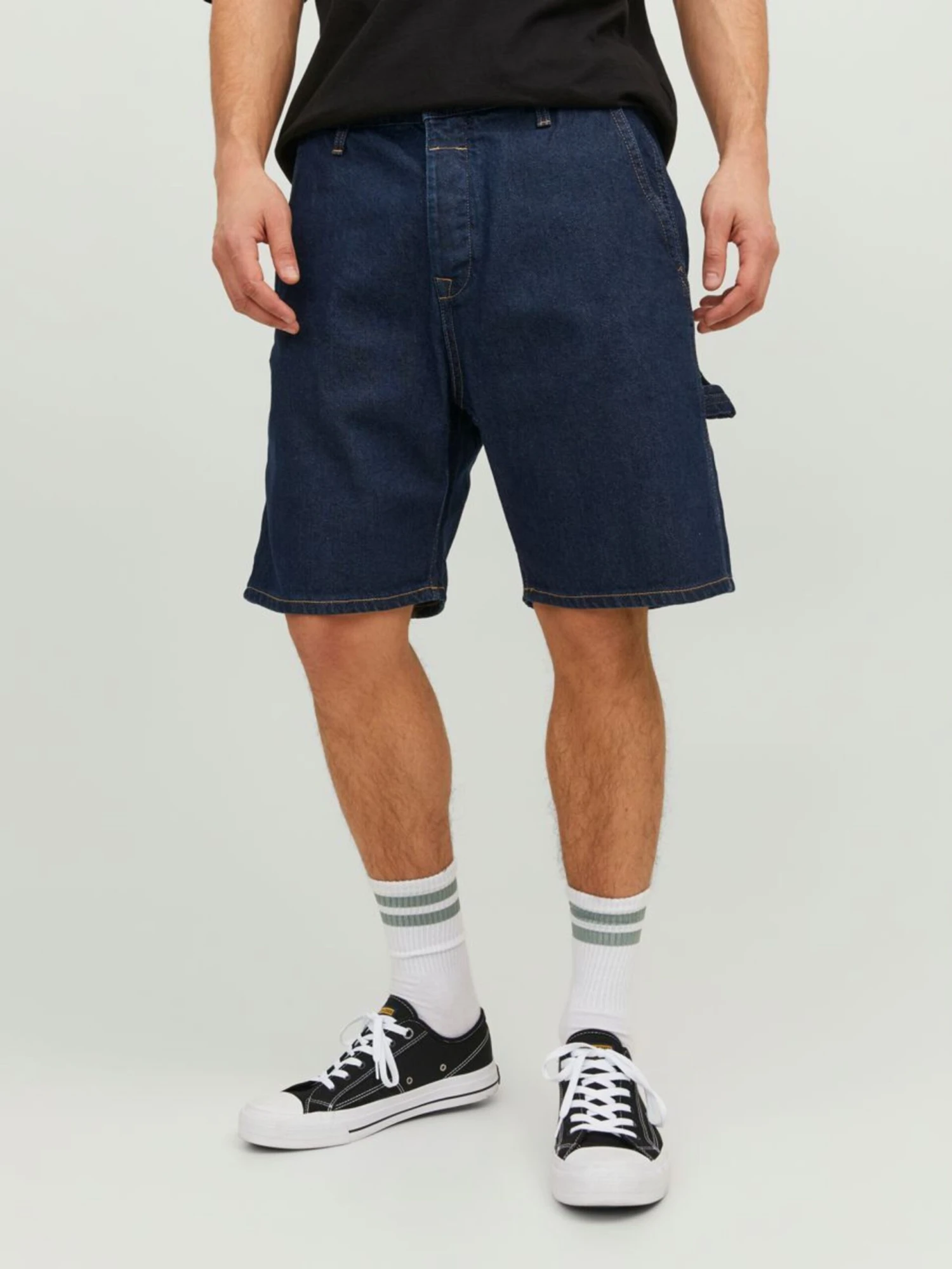 Jack & Jones Cargoshorts Loosefit Cargojeans Tony Mænd Navy - Billede 3