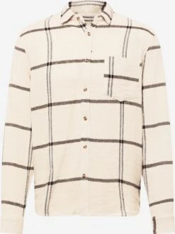 COTTON ON Ternede Skjorter Regular Fit Skjorte Portland Mænd Ecru