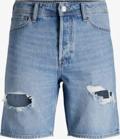 Jack & Jones Denimshorts Loosefit Jeans Chris Mænd Blå