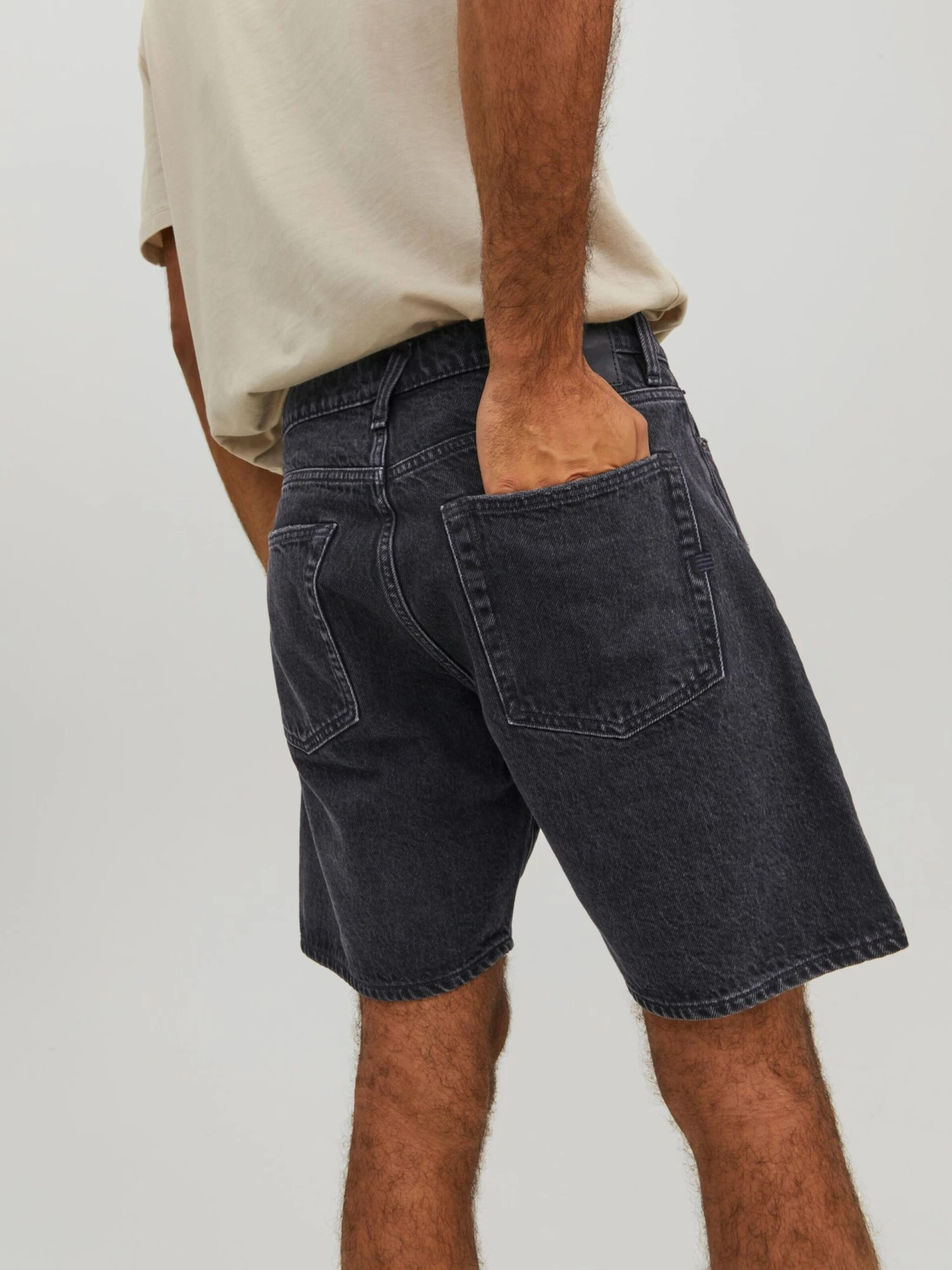 Jack & Jones Denimshorts Regular Jeans Chris Mænd Sort - Billede 6