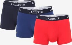 Lacoste Boxershorts Boksershorts Mænd Koboltblåt / Natblå / Lys Rød