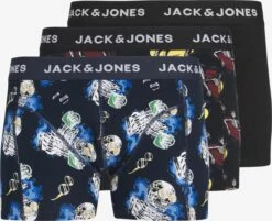 Jack & Jones Underbukser Boksershorts BATH SKULL Mænd Sort