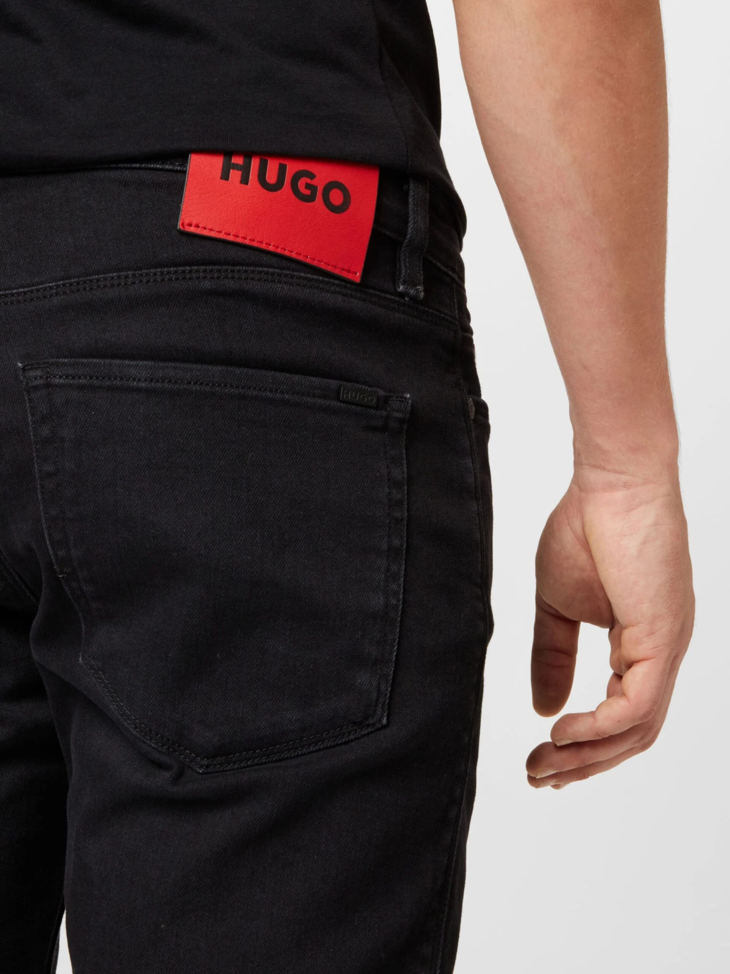 Slim Fit Slimfit Jeans HUGO 734 Mænd Sort - Billede 2