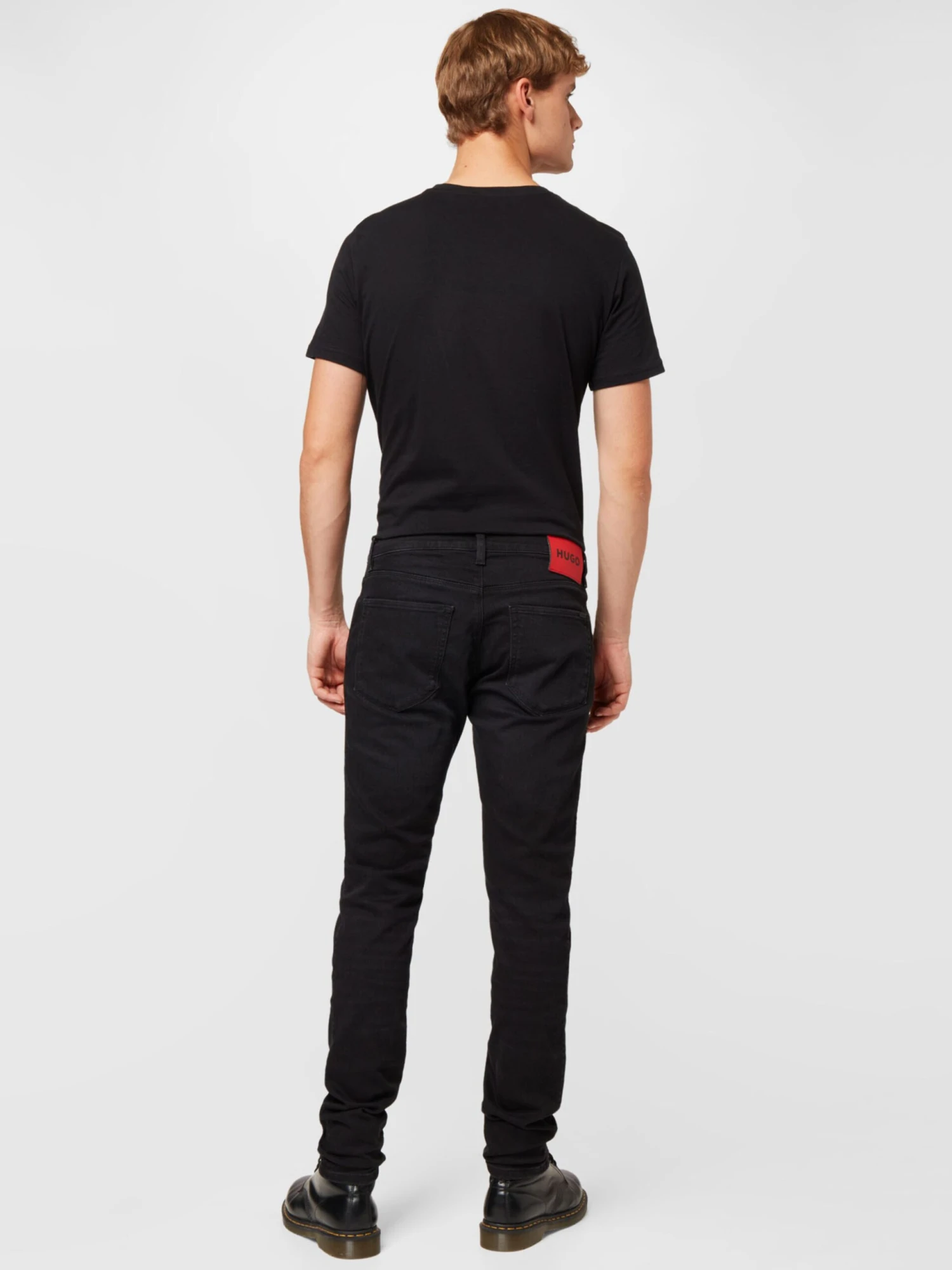 Slim Fit Slimfit Jeans HUGO 734 Mænd Sort - Billede 4