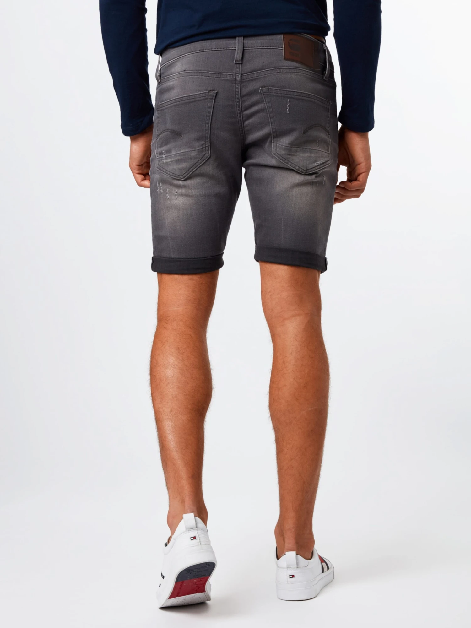 G-Star Raw Denimshorts Slimfit Jeans 3301 Mænd Grå - Billede 4