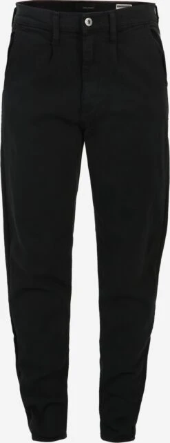Blend Tapered Leg Tapered Jeans Med Lægfolder Mænd Sort