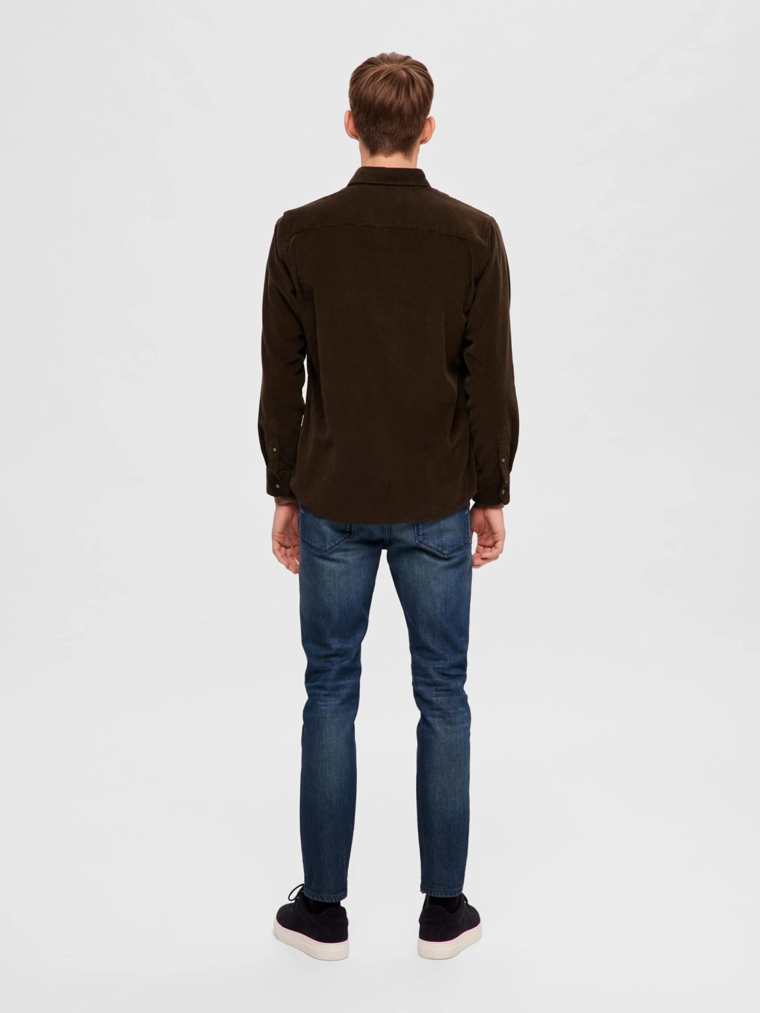 Selected Homme Casual Skjorter Regular Fit Skjorte Regowen Mænd Gran - Billede 3