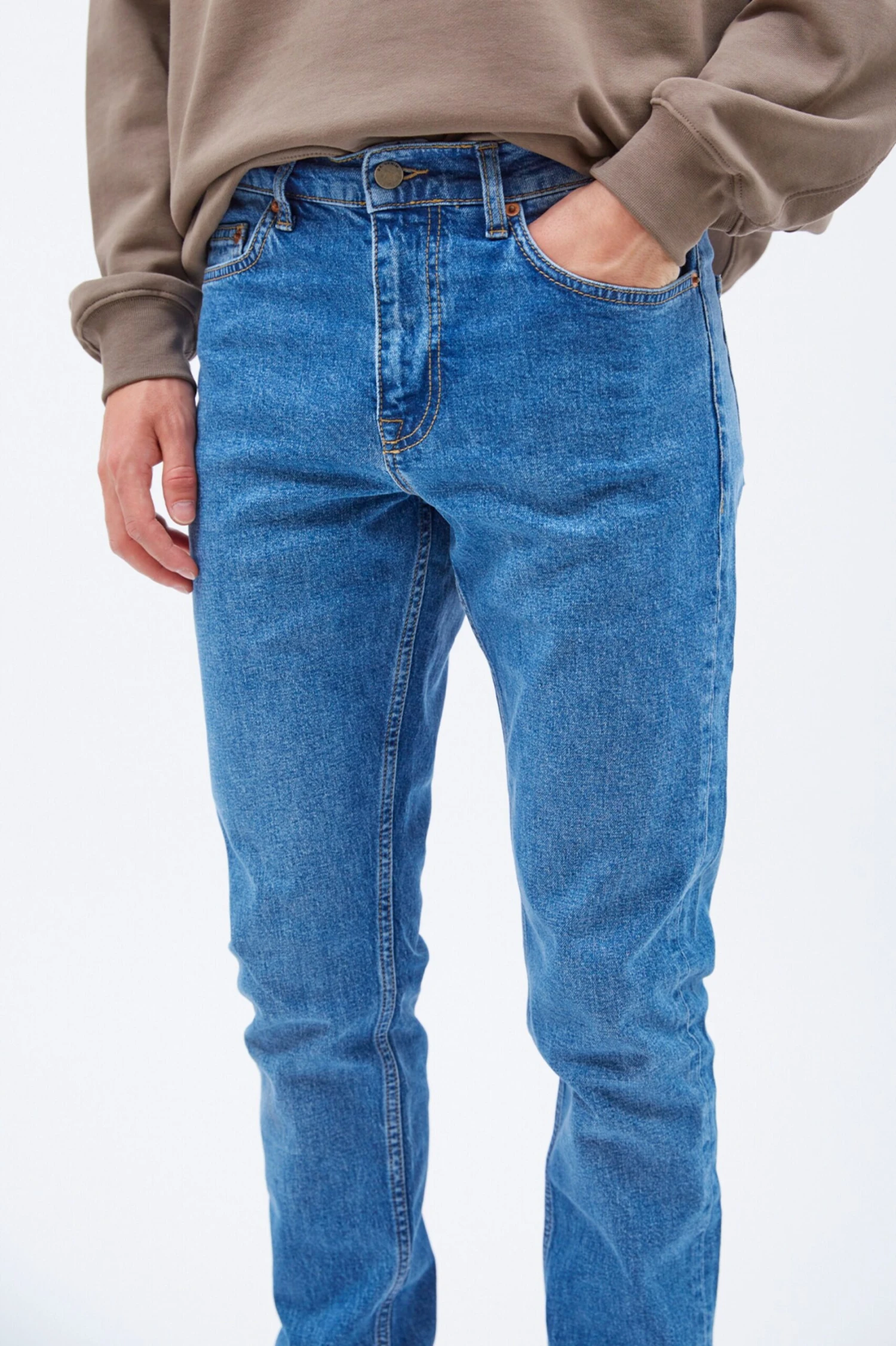 Dr. Denim Slim Fit Slimfit Jeans Clark Mænd Blå - Billede 4