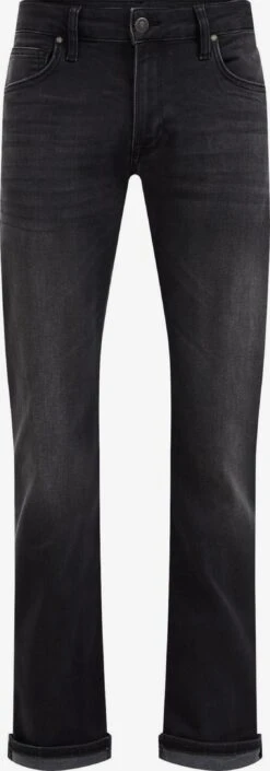 WE FASHION Straight Leg Regular Jeans Mænd Mørkegrå
