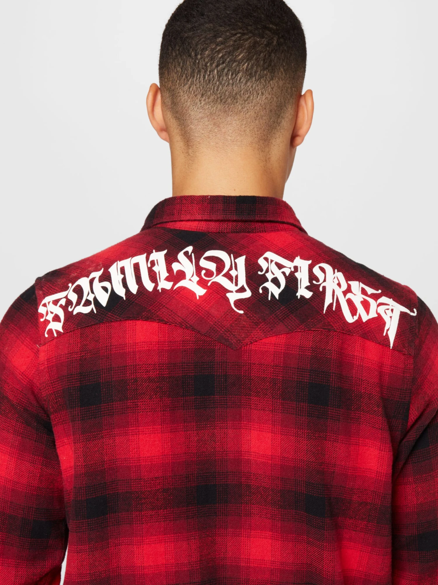 Ternede Skjorter Regular Fit Skjorte Mænd Brandrød / Mørkerød - Billede 2