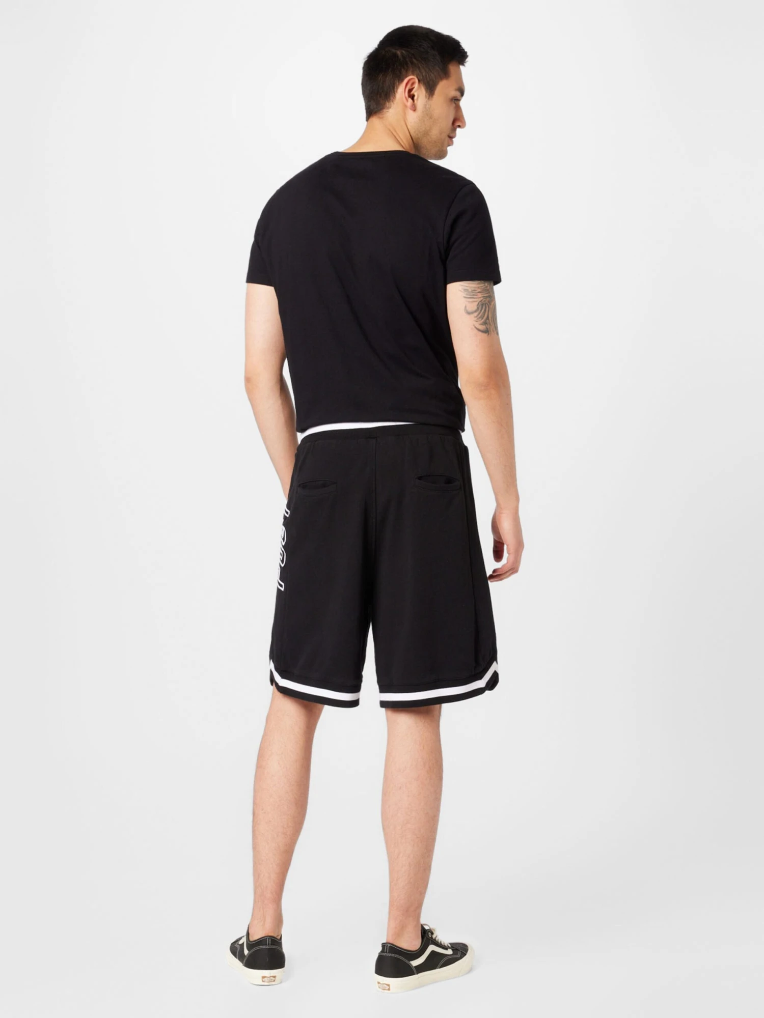 Træningsshorts Regular Bukser Fynn Mænd Sort - Billede 4