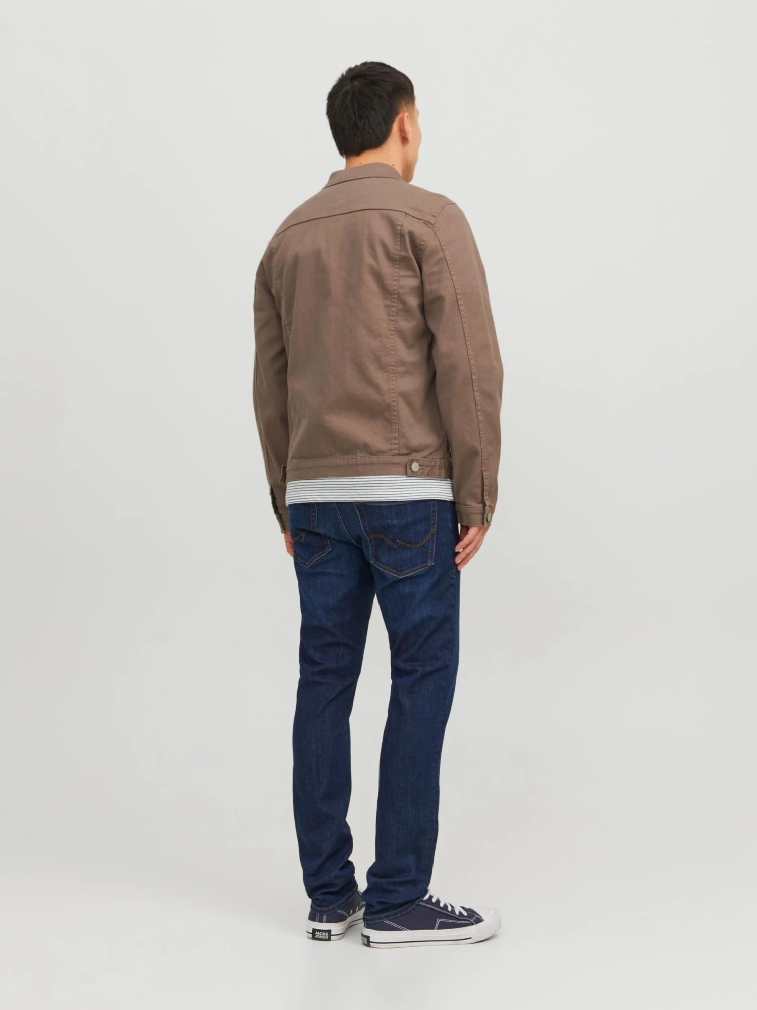 Jack & Jones Slim Fit Slimfit Jeans Glenn Mænd Mørkeblå - Billede 5
