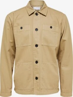 Selected Homme Denimskjorter Regular Fit Skjorte Tony Mænd Beige