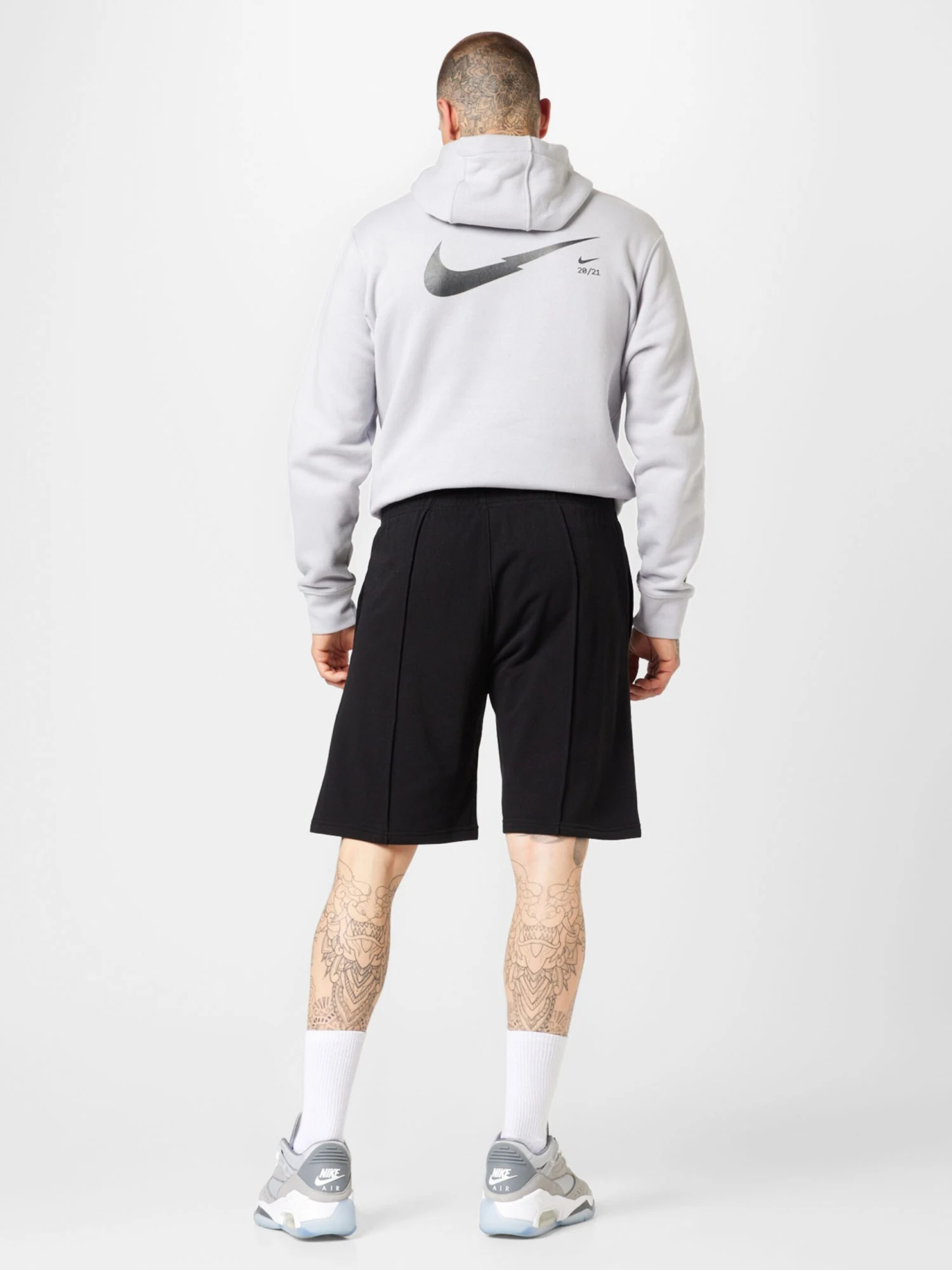 WEEKDAY Træningsshorts Regular Bukser Terry Mænd Sort - Billede 4