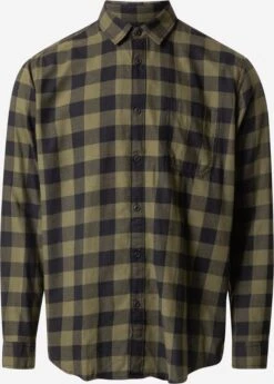 ESPRIT Ternede Skjorter Regular Fit Skjorte Mænd Khaki / Oliven