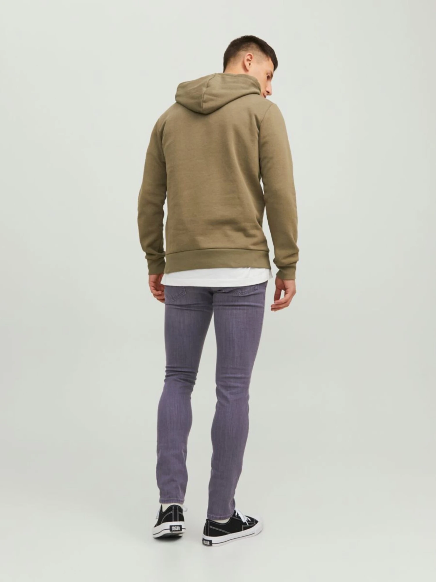 Jack & Jones Skinny Fit Skinny Jeans Liam Mænd Grå - Billede 4