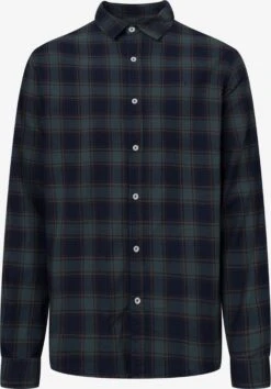 Ternede Skjorter Regular Fit Skjorte Erik Mænd Mørkeblå