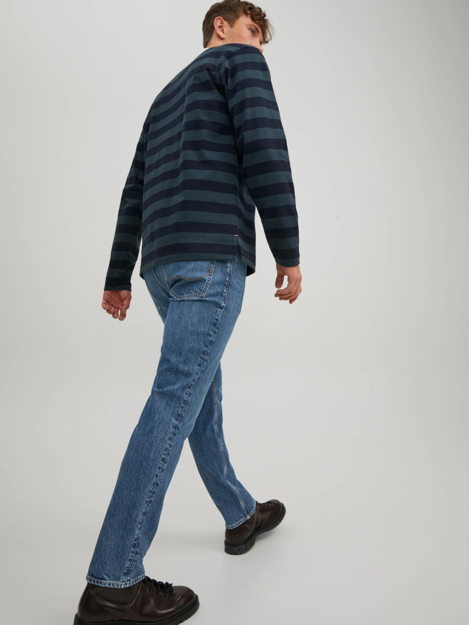 Jack & Jones Straight Leg Regular Jeans Clark Mænd Blå - Billede 6